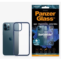 PanzerGlass Apple iPhone 12 Pro Max ClearCase - True Blue Limited Edition (0278), AntiBacterial, Scratch Resistant, Anti-Yellow, Soft TPU Frame, 2YR