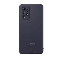Samsung Galaxy A72 (6.7') Silicone Cover - Black(EF-PA725TBEGWW),Silky Smooth And Stylish,Slender Form,Serious Safeguarding,Protects from shocks/bumps