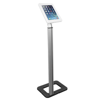 Brateck Anti-theft Tablet Kiosk Floor Stand with Aluminum Base Fit Screen Size  9.7'-10.1'
