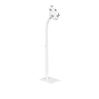 Bratech Height Adjustable Universal Anti-TheftTable Floor Stand compatible with7.9'-11' Tablets-White