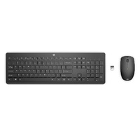 HP 230 Wireless Keyboard & Mouse Combo 12 function keys chiclet comfortable low noise 1600DPI Mouse Light Weight Long Battery Life ~16mths