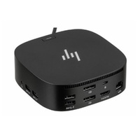 HP USB-C G5 Essential Dock - 3xDisplays 1xUSB-C 4xUSB 3.0 2xDisplayPort 1xHDMI 1xRJ45 1xHeadphone/Mic Combo 65W PD for HP Notebook ~5TW10AA