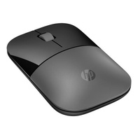 HP Wireless Mouse Z3700 Dual Silver ambidextrous design Optical Bluetooth USB-A Compatible with Windows 11 /10 macOS and Chrome OS