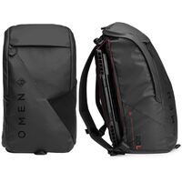 HP OMEN Transceptor 15.6' Backpack Water-Resistant 20L Size Travel Luggage Sleeve College School Gaming Bag for Women/Men fits 14'13' Laptop Notebook