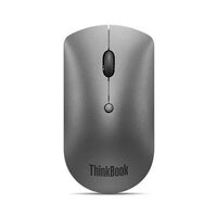 LENOVO ThinkPad Bluetooth Silent Mouse - Dual-Host Bluetooth 5.0 to Switch Between 2 Devices,DPI Adjustment: 2400, 1600, 800, 1YR Battery Life