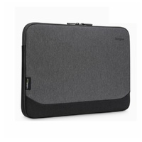 Targus 15.6' Cypress EcoSmart Sleeve for Laptop Notebook Tablet - Up to 15.6', Made with 5 Recycled Plastic Water Bottles - Grey