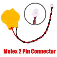 Internal CMOS Battery CR2032 Molex 2 pin