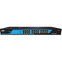 Alloy AS1026-P  24 Port Unmanaged Gigabit 802.3at PoE Switch + 2x 1000Mb SFP Ports, 250 Watts