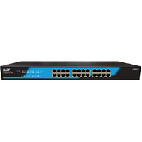 Alloy AS2024-P  24 Port Unmanaged Fast Ethernet 802.3at PoE Switch, 250 Watts