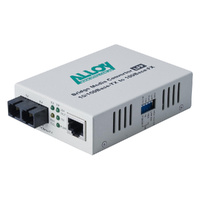 Alloy FCR200SC 10/100Base-TX to 100Base-FX Multimode Fibre (SC) Converter with LFP via FEF or FM. 2Km