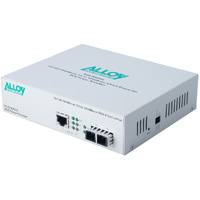 Alloy POE3000LC 10/100/1000Base-T PoE+ RJ-45 to 1000Base-SX Multimode (LC) Converter. Wavelength: 850nm. Max. range 550m