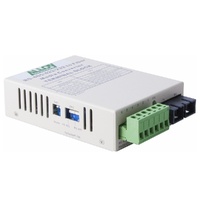 Alloy SCR460SC-4 RS-232/422/485 Serial Terminal to Single Mode Fibre Converter. Max. range 20Km