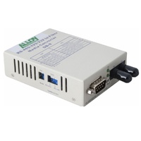 Alloy SCR460ST-1  RS-232/422/485 Serial DB-9 to Multimode Fibre Converter. Max. range 2Km