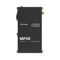 Teltonika DAP140 Industrial Wireless Access Point with Mesh Wi-Fi & Fast Roaming, 2 x 10/100 RJ45, Dual LAN & Passive PoE-In, DIN RAIL, PSU excluded.