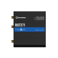 Teltonika RUT271 Redcap 5G Router, Instant LTE Failover, Backward Compatible with 4G LTE Cat 4, Low Latency, High Capacity, PSU included