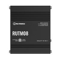 Teltonika RUTM08 Industrial Wired Router, 4 Gigabit RJ45 Ports,128 tag/port-based VLANs, PSU included
