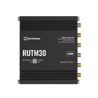 Teltonika RUTM30 Compact 5G Router, 5G dual SIM cellular, 5 Gigabit Ethernet ports, Dual-Band Wi-Fi, Backward Compatible with 4G, PSU included