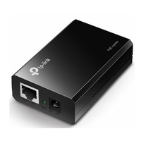 TP-Link POE150S Omada PoE Injector Adapter, IEEE 802.3af compliant, Data and power carried over the same cable up to 100 meters, plastic case, pocket