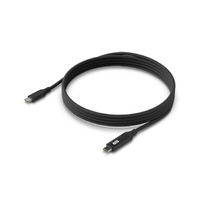 Ubiquiti USB-C Cable with Charge Display,Length 0.3M, Black, Braided Power & Data Cable With A Double-sided Charge Display,100W Max Power Outpu