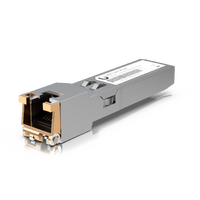 Ubiquiti SFP+  to RJ45 Transceiver Module, 1/2.5/5/10GBase-T Copper SFP+ Transceiver, 1/2.5/5/10 Gbps Throughput, Supports Up To 100m,  2Yr Warr