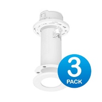 Ubiquiti Ceiling Mount 3 Pack, Compatible with U6 Mesh& FlexHD, Mounts to a Drop Ceiling Tile, Drywall Ceiling, or Solid Ceiling, 2Yr Warr