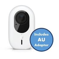 Ubiquiti UniFi Protect G4 Instant Wireless Camera + Cygnett PowerPlus 20W USB-C PD Wall Charger (White).
