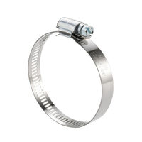 Stainless Steel 304 Adjustable Hose Clamp, 12mm, Bandwidth 21-44mm, 304 Phillips Screwdriver To Tighten