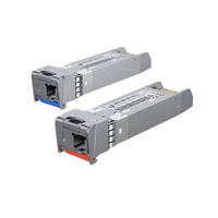 Ubiquiti UniFi, 2-Pack(OEM, Non-Retail Suggest),10 Gbps Bidirectional Single-Mode Optical,10 Gbps Throughput,Simplex LC Connector,Up to 10 km,2Yr Warr