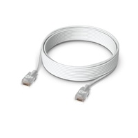 Ubiquiti UniFi Etherlighting Patch Cable, Length 12m, White, Nano-Thin Patch Cable With 10 GbE Support, Designed To Showcase EtherlightingEffects.