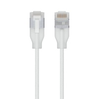 Ubiquiti UniFi Premium Patch Cable, 3M, White,Ultra-Thin Braided Patch Cable, Designed Optimized 10 GbE Networking