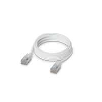 Ubiquiti UniFi Premium Patch Cable, 5M, White, Ultra-thin Braided Patch Cable, Designed And Optimized For 10 GbE Networking.