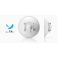 Ubiquiti UISP 5GHz RocketDish 30dBi With Rocket Kit Light Weight. 2x2 Dual-polarity Performance. Compatible With Rocket Prism 5AC,  2Yr Warr