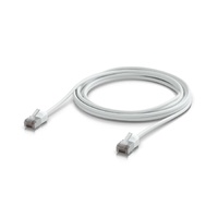 Ubiquiti UniFi Premium Patch Cable Outdoor, 5M, White, Ultra-thin, Rugged, Shielded Patch, Designed &Optimized, For 10 GbE networking, 2Yr Warr