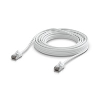 Ubiquiti UniFi Premium Patch Cable Outdoor, 8M, White,  Ultra-thin, Rugged, Shielded Patch, Designed &Optimized, For 10 GbE networking