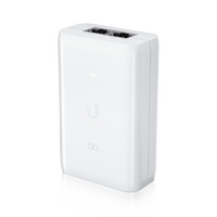 Ubiquiti PoE+ Adapter, 30W of PoE+,  RJ45 Data Input, AC Cable, U6 AP Suitable (U6-LR, U6-LITE, U6-PRO&U7-PRO),Replacement for POE-48-24W-G, 2Yr Warr