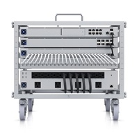 Ubiquiti Toolless Mini Rack, 6U-sized Device Rack with 24-port Blank Patch Panel, Can Assembled Without Tools, Lockable Casters, 2Yr Warr
