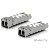 Ubiquiti UFiber SFP Multi-Mode Fiber Module, 1Gbps, 550m Distance,  2-Pack