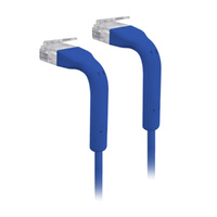 UniFi Patch Cable 3m Blue, Both End Bendable to 90 Degree, RJ45 Ethernet Cable, Cat6, Ultra-Thin 3mm Diameter U-Cable-Patch-3M-R