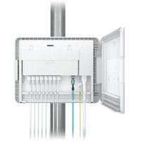 Ubiquiti UISP Box, Outdoor Box for UISP-R & UISP-S, Pole /Wall-Mountablke, IPX6-Rated Water Resistance, Power TransPort Cable Required, 2Yr Warr