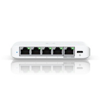 Ubiquiti Flex 2.5G, Flexible, 8-port 2.5 GbE Switch,10 GbE RJ45/SFP+ Combination Uplink Port, Powered With USB-C /PoE+ adapter, 2 Yr Warr
