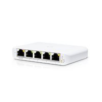 Ubiquiti USW Flex Mini -  Switch Flex Mini- Managed, UniFi, Layer 2 Gigabit Switch, 5x GbE RJ45 Ports, Powerable Via PoE (802.3af) or USB Type-C 5V 1A