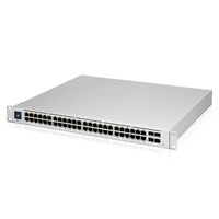 Ubiquiti UniFi 48 port Managed Gigabit Layer2 and Layer3 switch with auto-sensing 802.3at PoE+ and 802.3bt PoE, SFP+  : Touch Display - 660W GEN2