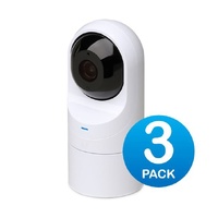 Ubiquiti Full HD (1080p) mini turret camera with infrared LEDs and versatile mounting options for indoor and outdoor installations 3 Pack