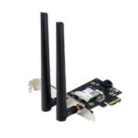 ASUS PCE-AX3000 Retail AX3000 Dual Band PCI-E WiFi 6 (802.11ax) Adapter, 160MHz, Bluetooth 5.0, WPA3, OFDMA, MU-MIMO (WIFI6) ( NIC )