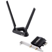ASUS PCE-AX58BT AX3000 Dual Band PCI-E WiFi 6 (802.11ax) Adapter 2 EXT Antennas , Supports 160MHz, Bluetooth 5.0, WPA3, OFDMA and MU-MIMO ( NIC )