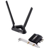 ASUS PCE-AX58BT AX3000 Dual Band PCI-E WiFi 6 (802.11ax) Adapter 2 EXT Antennas , Supports 160MHz, Bluetooth 5.0, WPA3, OFDMA and MU-MIMO ( NIC )