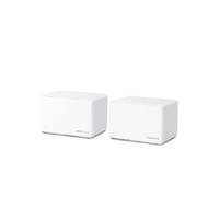 Mercusys Halo H80X(2-pack) AX3000 Whole Home Mesh Wi-Fi 6 System, 3000 Mbps Dual Band Wi-Fi, Up to 460 Square Meters, 574/2402 Mbps, MU-MIMO (WIFI6)