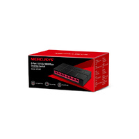 Mercusys MS108G 8-Port Gigabit Desktop Switch, 8x Gigabit Ports, Compact Design, Plug N Play, Green Ethernet Technology