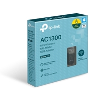 TP-Link Archer T3U AC1300 Mini Wireless MU-MIMO USB Adapter - Mini Size, 867Mbps at 5GHz + 400Mbps at 2.4GHz, USB 3.0