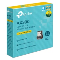 TP-Link Archer TX1U Nano AX300 Nano Wi-Fi 6 Wireless USB Adapter , 287 Mbps at 2.4 GHz ,  Internal Antennas, USB 2.0 , MU-MIMO, OFDMA